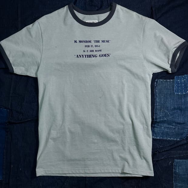 모쿠토 Anything-Goes 링거티 - 차콜 M/L/XL