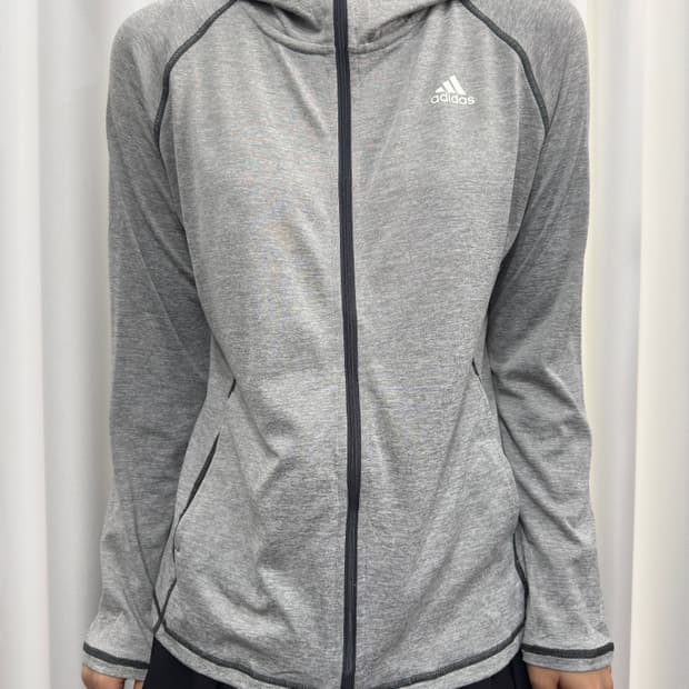 adidas hood zipup