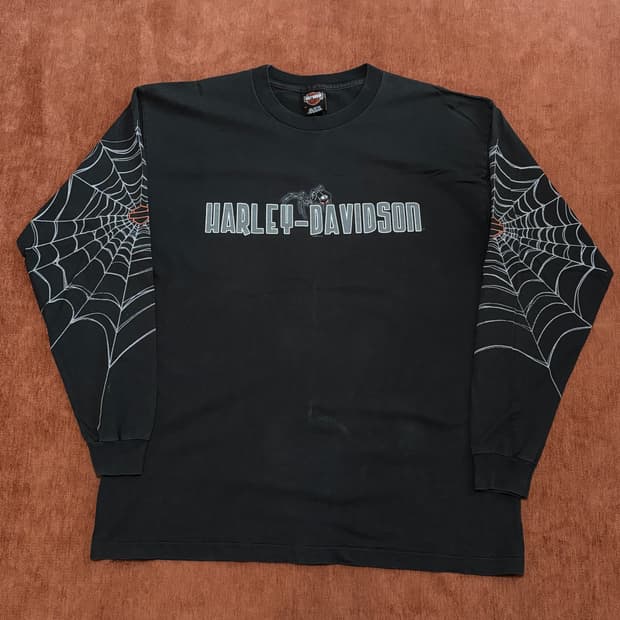 할리데이비슨 스파이더 웹 롱슬리브 XL