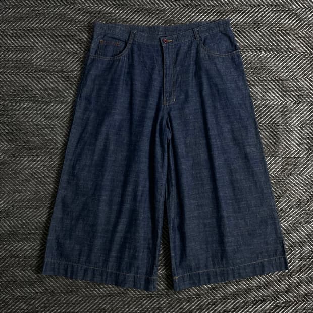 00s y2k 빈티지 데님 버뮤다 팬츠o 3078