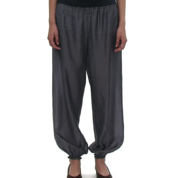 파르티멘토 우먼 프릴 쉬어 하렘 팬츠 차콜