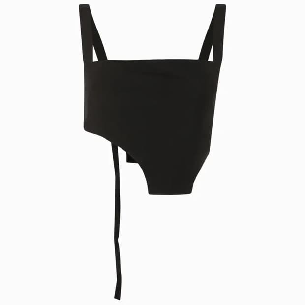 hyein seo 혜인서 asymmetric crop top (하니 착)