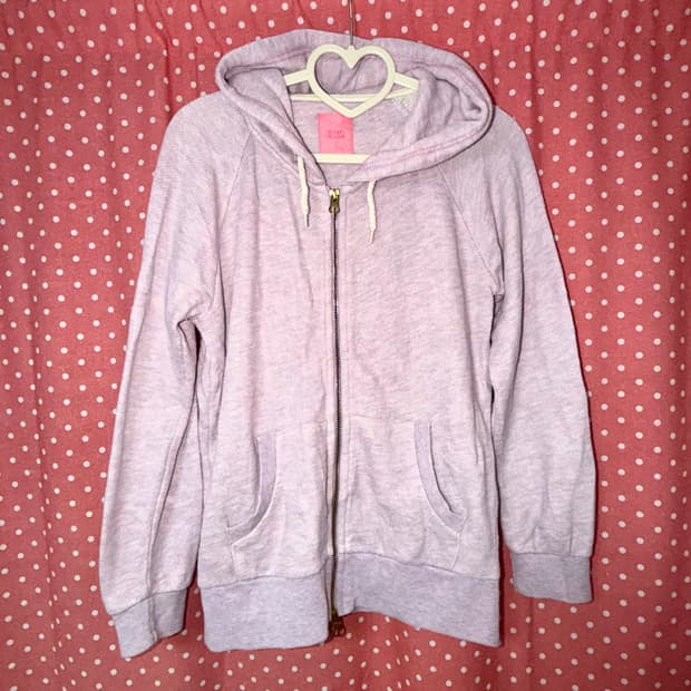 [BEAMS HEART]  멜란지 후드집업 