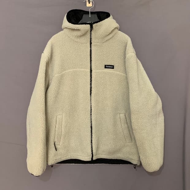 L 커버낫 리버시블 양면 후리스 플리스 후드 자켓