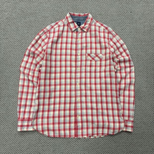 갭 체크 셔츠 v2394