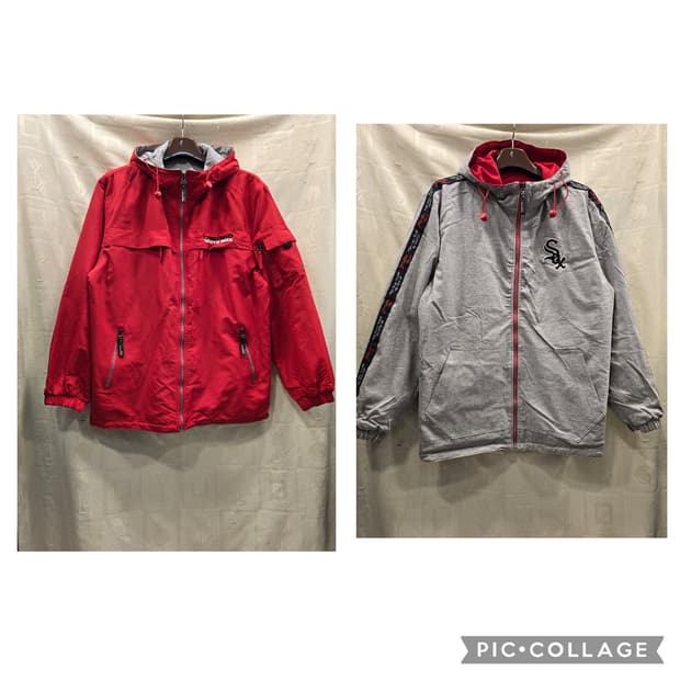 MLB 올드스쿨 양면 시카고 화이트삭스 바람막이 점퍼 100