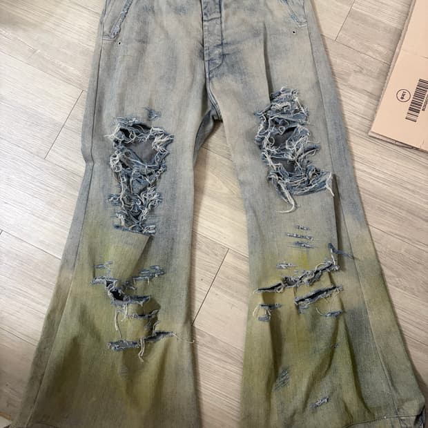 Rick owens 릭오웬스 fw23 청바지