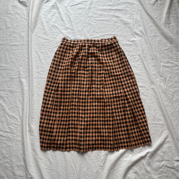 Vintage 빈티지 체크 스커트