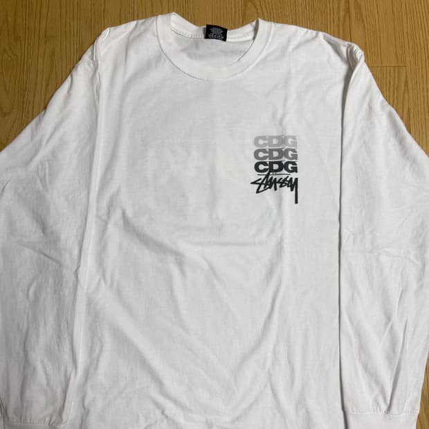 [L]스투시x꼼데가르송 롱 슬리브
