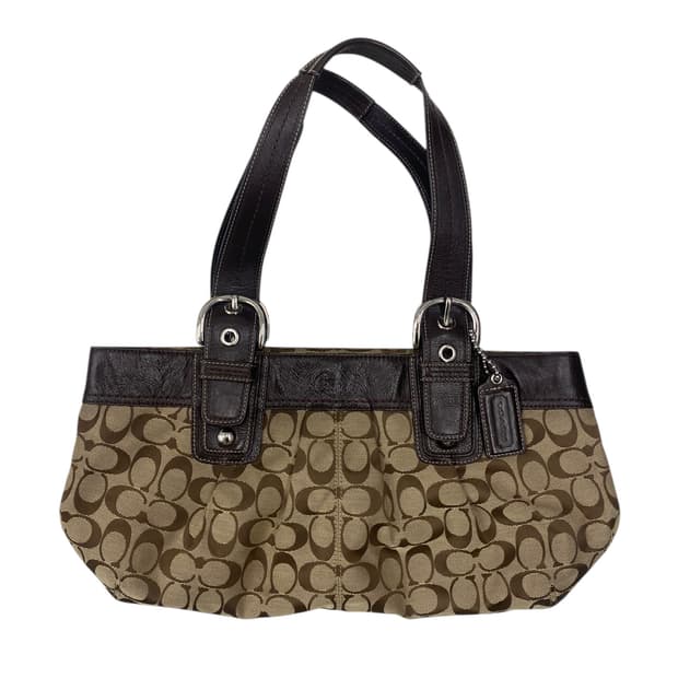 코치 와투케 브라운 숄더백