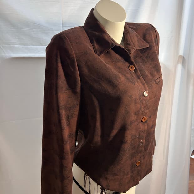 red brown stone dyed shirt