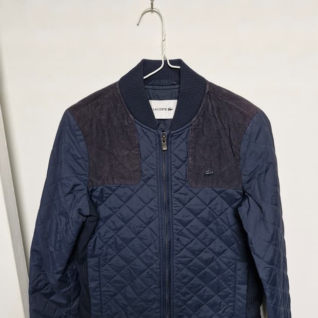 라코스테 코듀로이포인트 퀼팅자켓 90