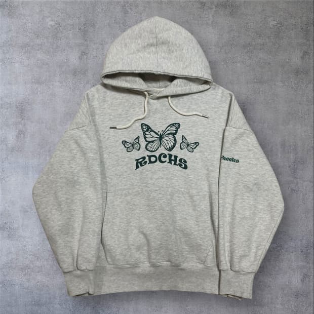 러디칙스 버터플라이 빅로고 후드티