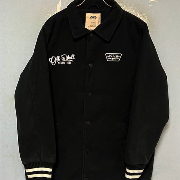 VANS 반스 오프더월 남자 모직 누빔 코치자켓 겨울 L 100 