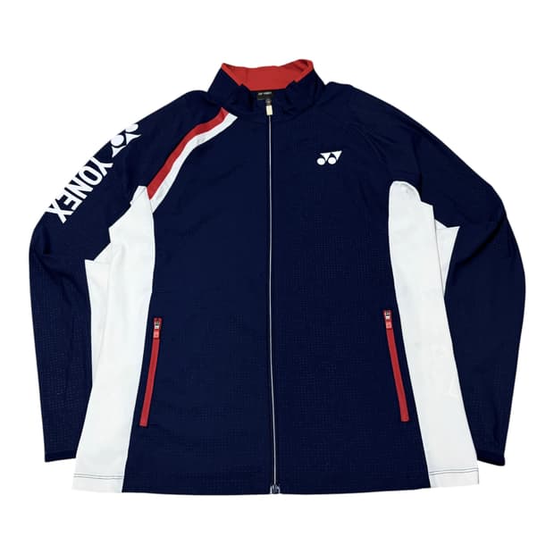 요넥스 네이비 배색 바람막이