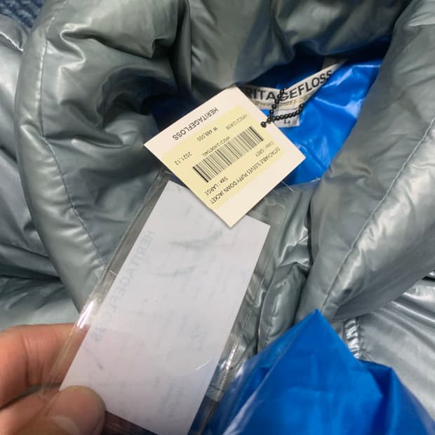 헤리티지플로스 패딩 그레이 L