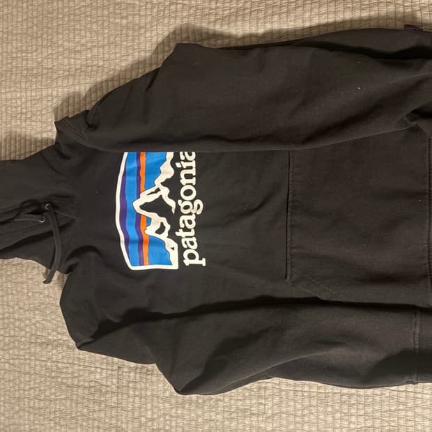 파타고니아 빅로고 후드티 (L)