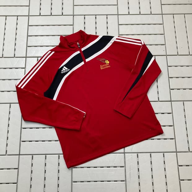 [XL]아디다스 자수 반집업 져지 0281