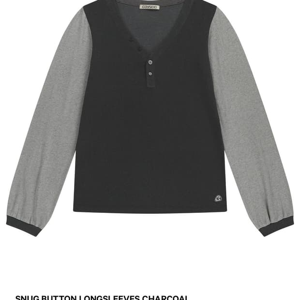코이세이오 스너그 버튼 롱슬리브