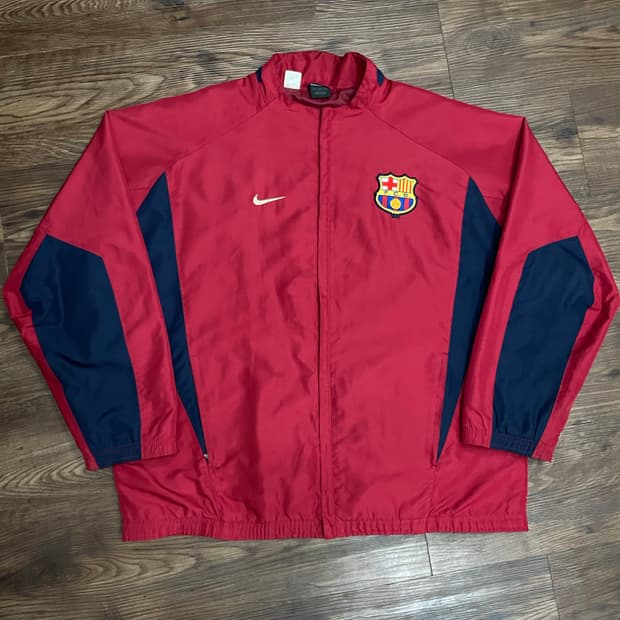 02-03 나이키 FC 바르셀로나 쉘탑 트랙자켓 바람막이