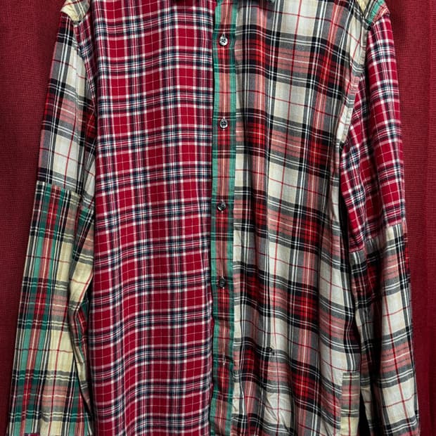 디젤 패치워크 셔츠남방 XL