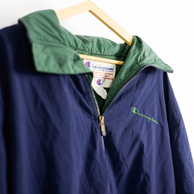 90s champion retro 챔피온 올드스쿨 바람막이 자켓(XL)