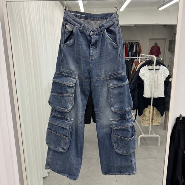 디젤 데님 카고팬츠