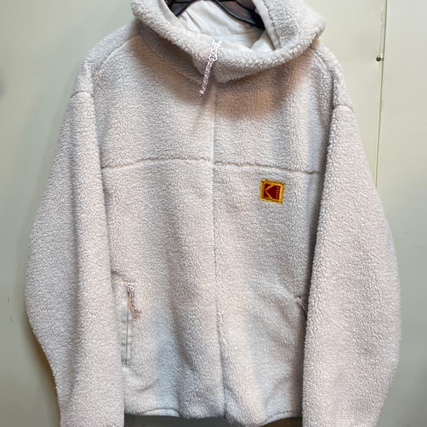 코닥 뽀글이 후드 집업