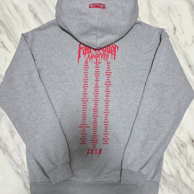 베트멍 그레이 시티로고 후드티