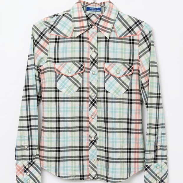 💗대대장급🩵버버리 노바 체크 셔츠/블루라벨/빈티지 모리걸/민트깔