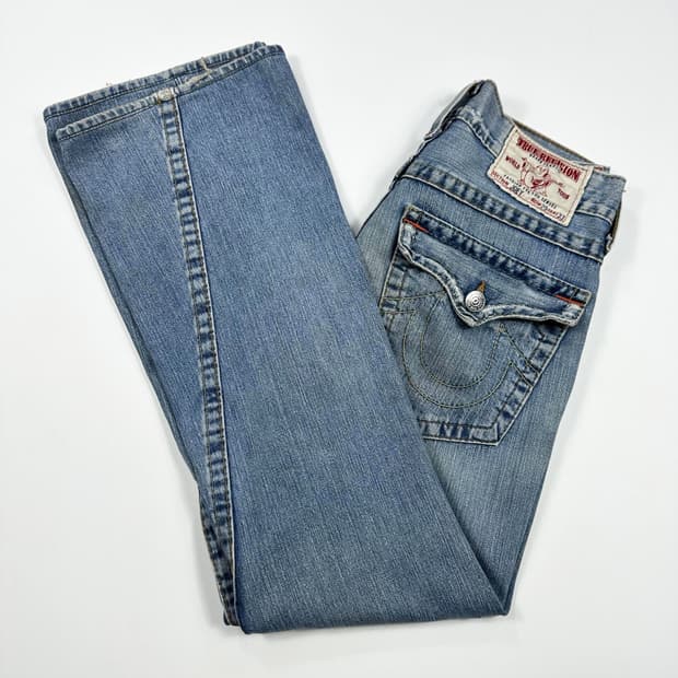 32 트루릴리전 USA 오리지널 레귤러 부츠컷 데님팬츠