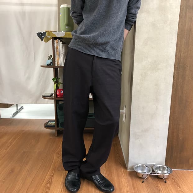 Comme des garcons homme 체크 팬츠 M