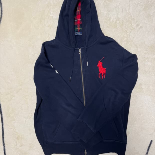 폴로 빅포니 후드집업