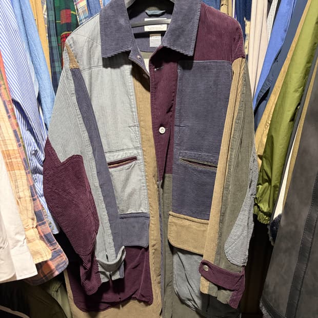 네이머 클로딩 패치워크 코트 XL 1회착용