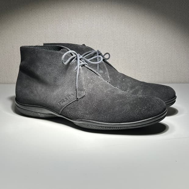 프라다 스포츠 아카이브 레이스업 부츠