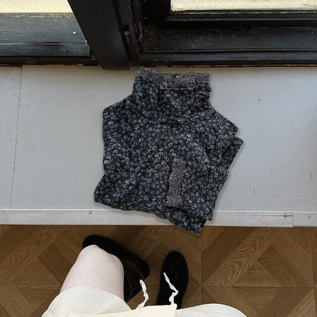 Water Mint Flower Long Sleeve ஐﻬ