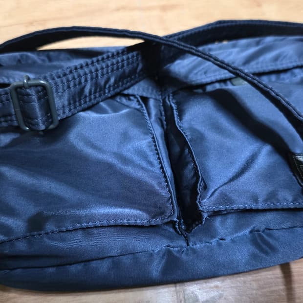 포터 탱커 숄더백 아이언 블루