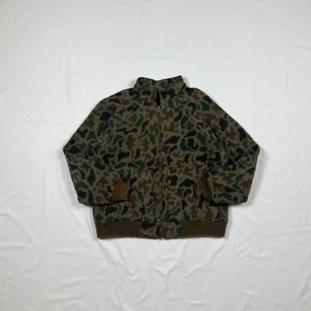 90’s 울리치 woolrich 카모 플리스 집업 자켓