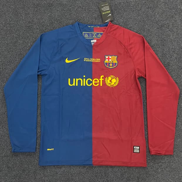 08/09 바르셀로나 홈 긴팔 유니폼