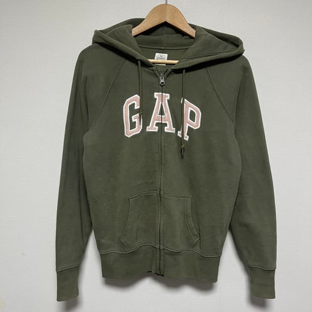 갭 카키 후드집업