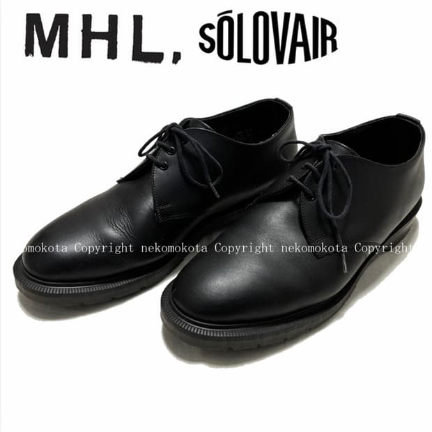 mhl X solovair 더비 uk8사이즈