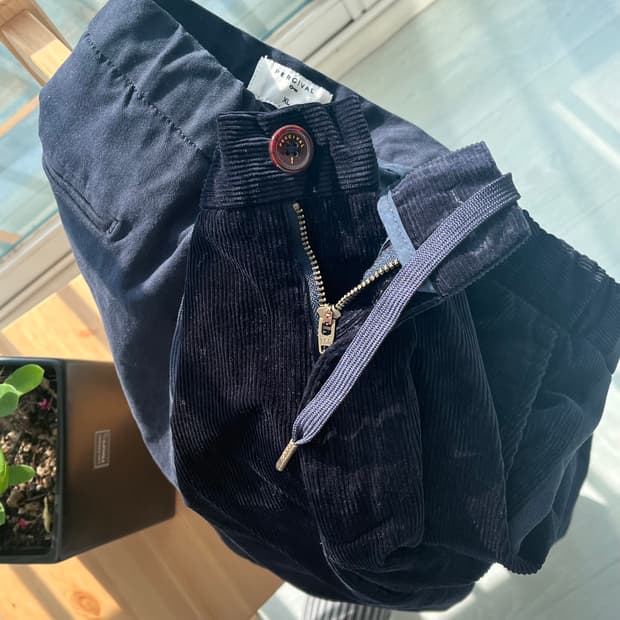 Percival 스플릿 머테리얼 팬츠 XL Ssize