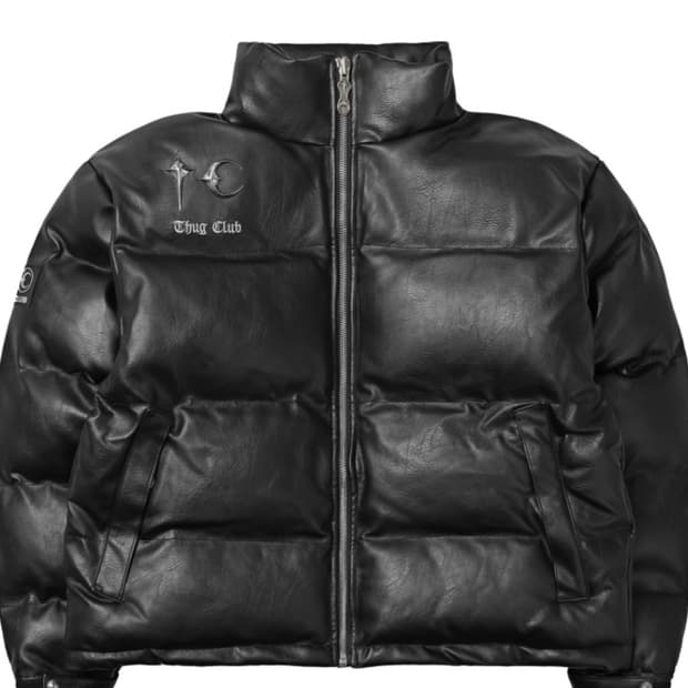 삽니다) 떠그클럽 레더 패딩 2사이즈