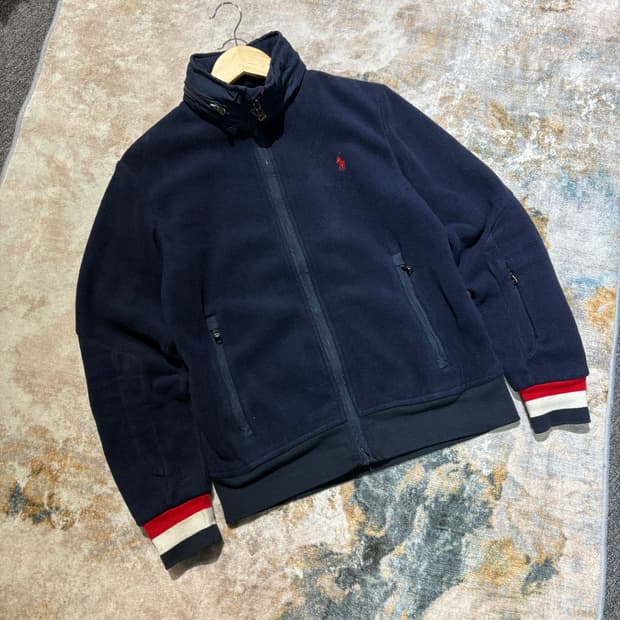 폴로 90s 빈티지 후리스 자켓