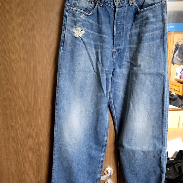 마카 marka  오가닉코튼 12oz 루즈 스트레이트핏 데님 3사이즈