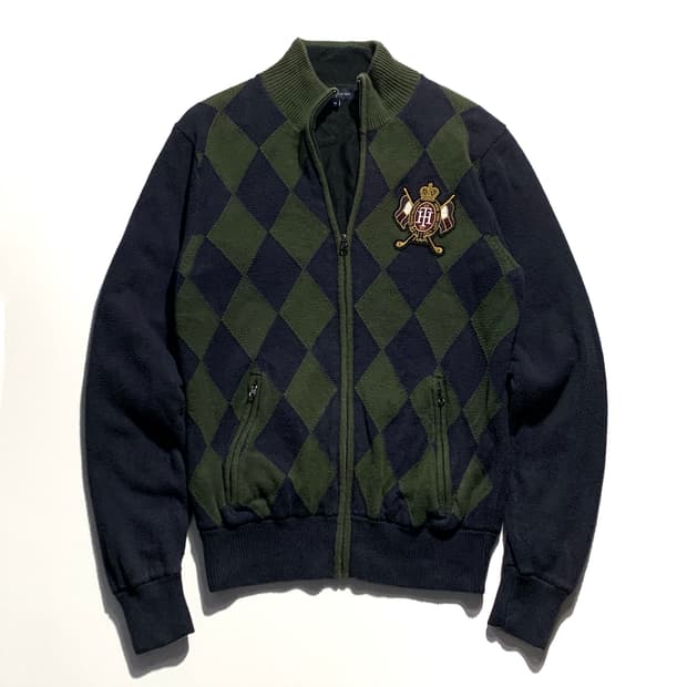 타미힐피거 니트 집업