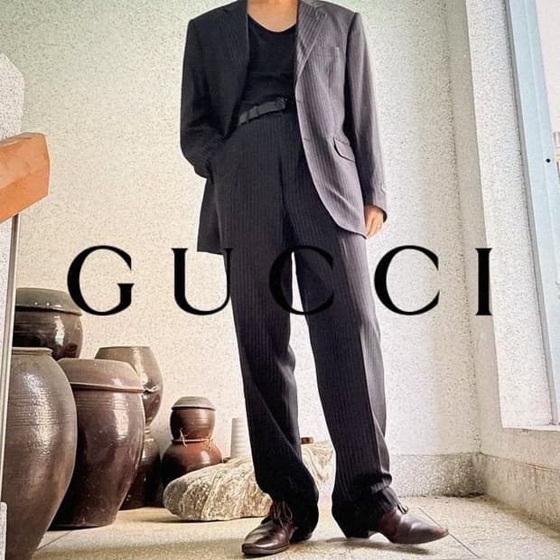 Gucci by Tom Ford Pinstripe Suit Set
