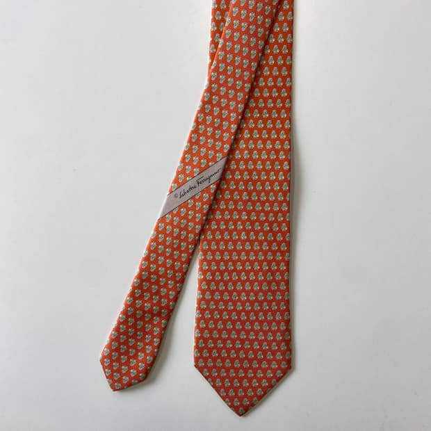 페레가모(Ferragamo) 명품 정품 넥타이 8.1cm