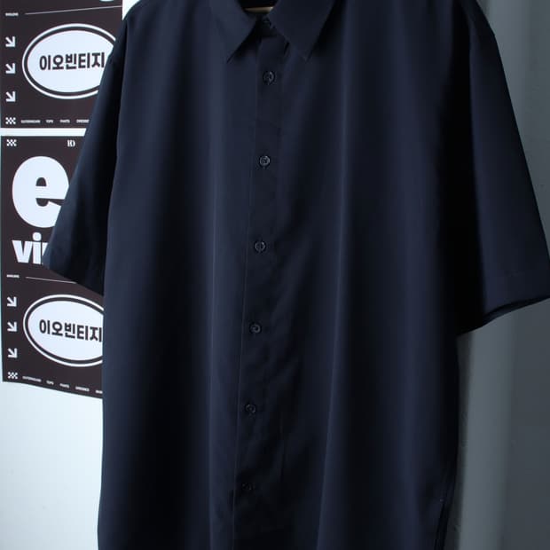 (2XL) 스파오 반팔 카라 티셔츠 셔츠 남방 빅사이즈-H36876