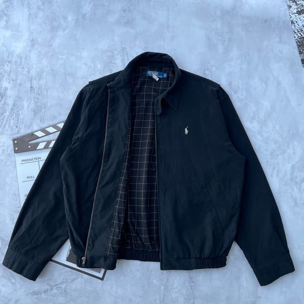 폴로 랄프로렌 블랙 스윙톱 자켓